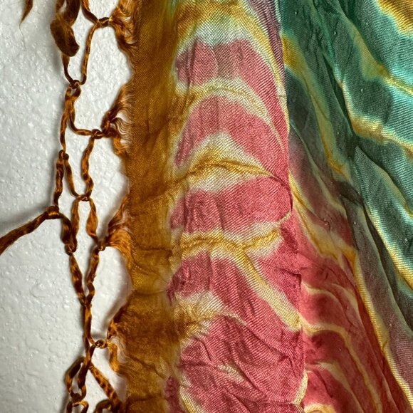 Sarong 100% silk Multicolor - Picture 2 of 8